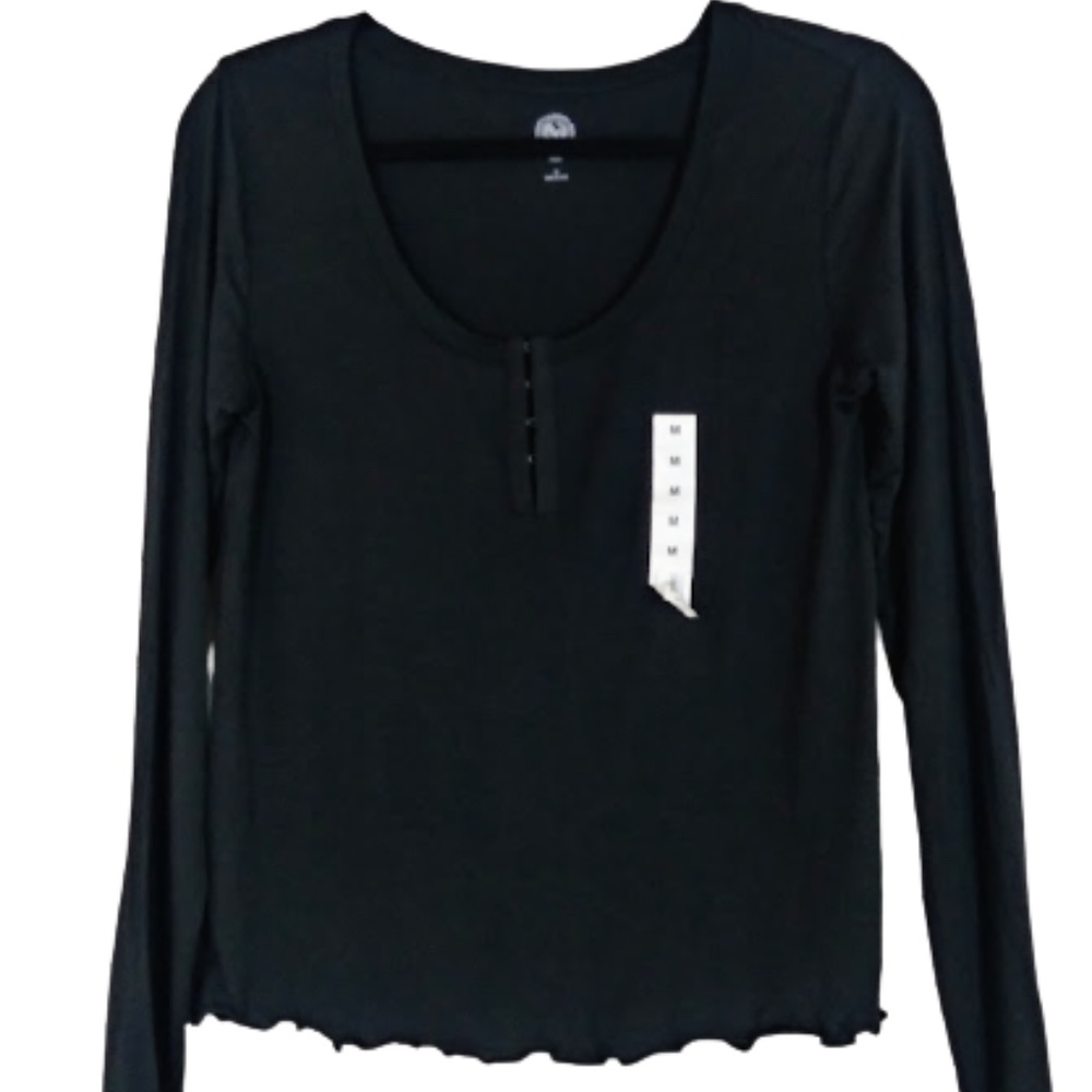 NWT "SO" Long Sleeve Crop Top 🎉Host Pick🎉 - Picture 8 of 10